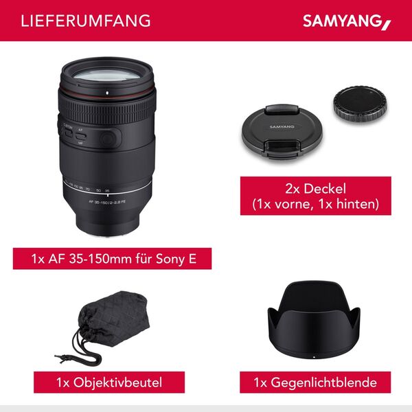 Samyang AF 35-150 f/2.0-2,8   Sony FE-Mount