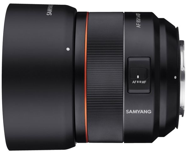 Samyang AF 85mm f/1,4  Canon EF