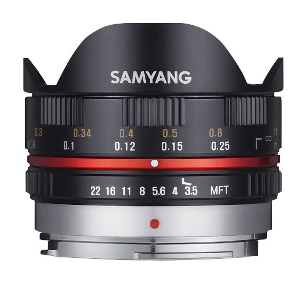 Samyang Fisheye 7,5mm f/3,5  schwarz Micro Four Thirds