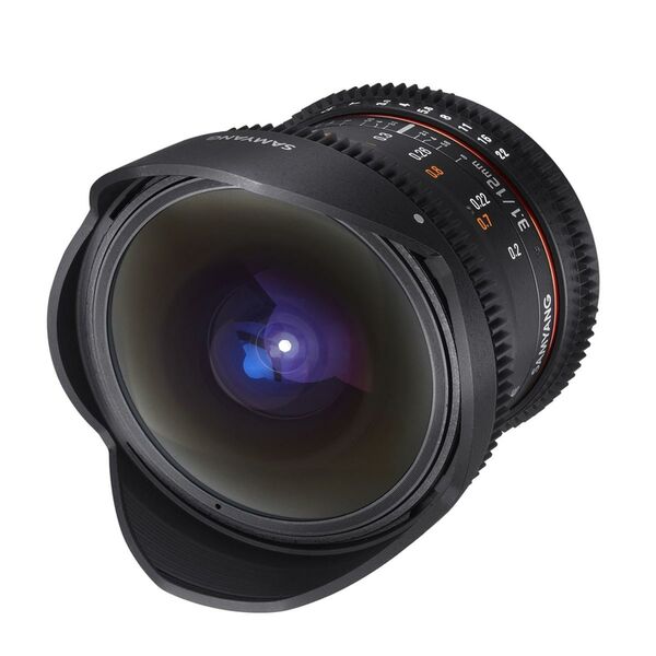 Samyang MF 12mm T/3,1 Fisheye Video  Canon EF
