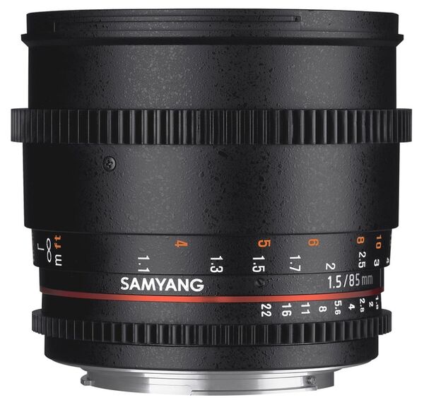 Samyang MF 85mm T/1,5 Video - Retourenware mit leichten Gebrauchspuren -  Fujifilm X