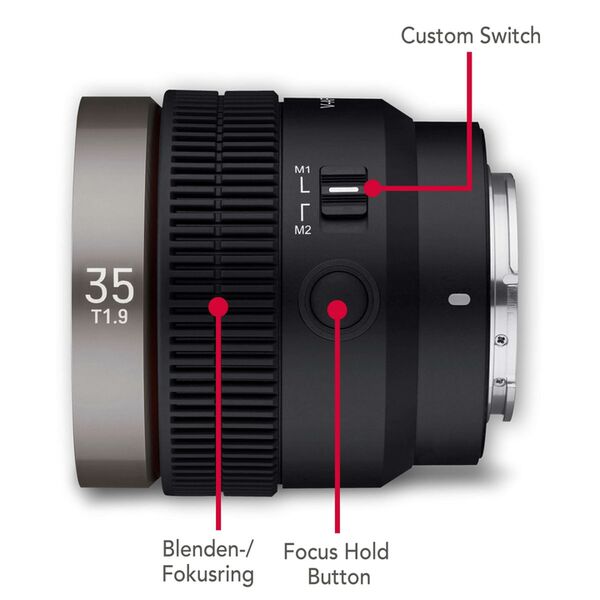 Samyang V-AF 35mm T1,9 FE  Sony FE-Mount
