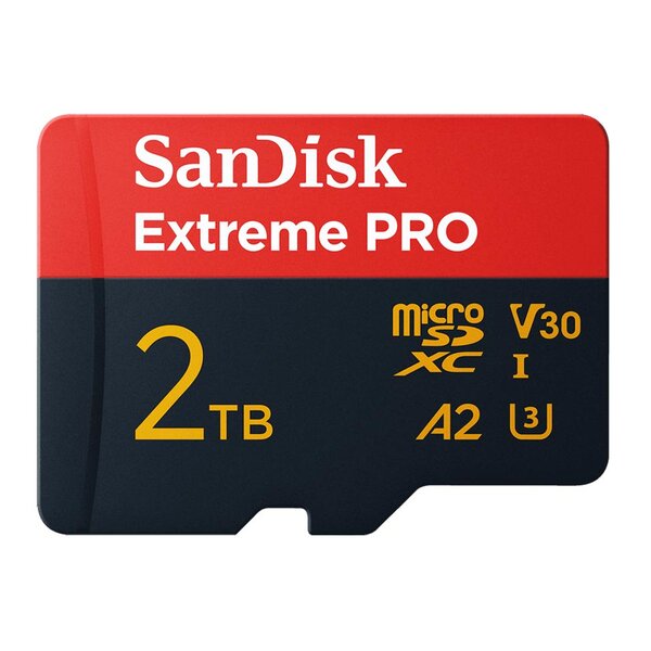 SanDisk Extreme Pro micro SDXC UHS-I, U3, V30, A2, C10+ SD Adapter  2 TB 200 MB/s