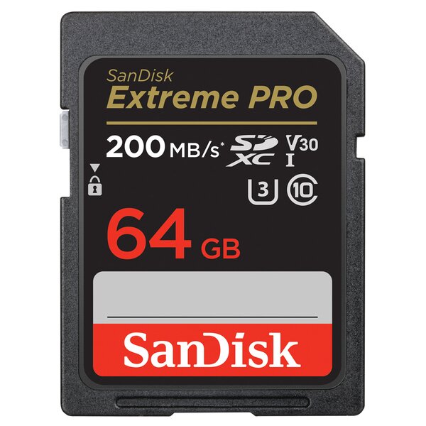 SanDisk Extreme Pro SDXC 200MB/s - Retourenware  64 GB