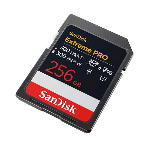SanDisk Extreme Pro SDXC V90 300 MB/s UHS-II (Schreiben/Lesen)  256 GB