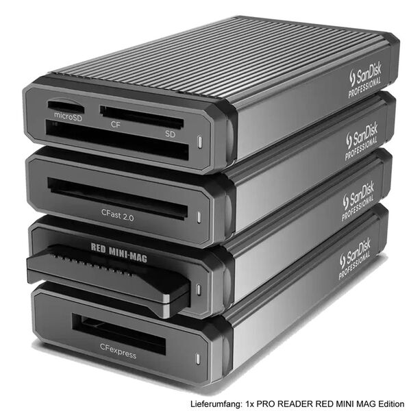 Sandisk Professional PRO READER RED Mini Mag Edition 