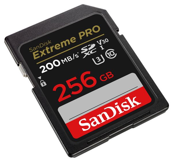 SanDisk Extreme Pro SDXC 200MB/s  256 GB