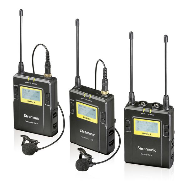 Saramonic UwMic9 RX9 + 2x TX9 