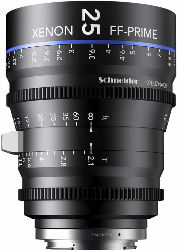Schneider-Kreuznach Cine Lens Xenon FF-Prime 25mm, T/2,1  Canon EF