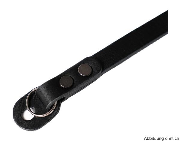 seam strap Kameragurt SAFE - Vollleder Rind mit Schutzleder  Cognac  100 cm