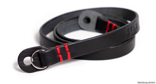 seam strap Kameragurt TENDER - Vollleder Rind mit Schutzleder  Cognac  100 cm