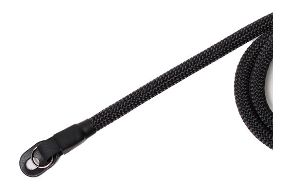 seam strap Kameraseil - Polypropylen mit Schutzleder  Anthrazit  110 cm