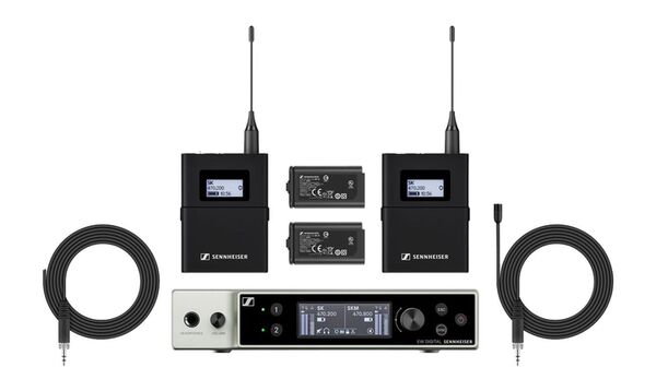 Sennheiser EW-DX MKE 2 kabelloses Lavalier-Mikrofon Set  R1-9