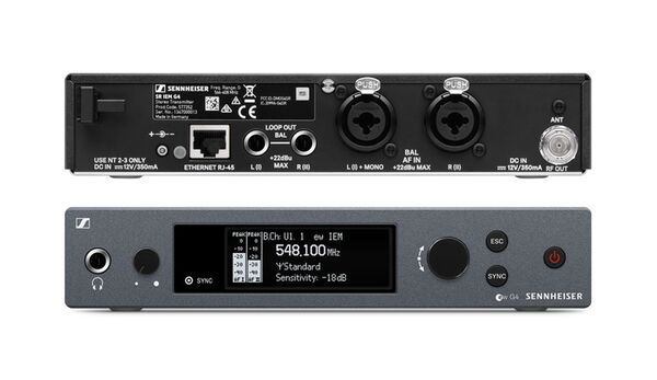 Sennheiser ew IEM G4-Twin-A, drahtloses Stereo in Ear Monitoring Doppel-Set 