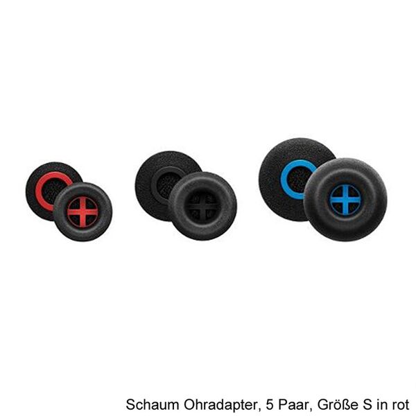 Sennheiser Foam Ear Adapter S=rot, 5 Paar Memory-Schaum-Ohradapter  S