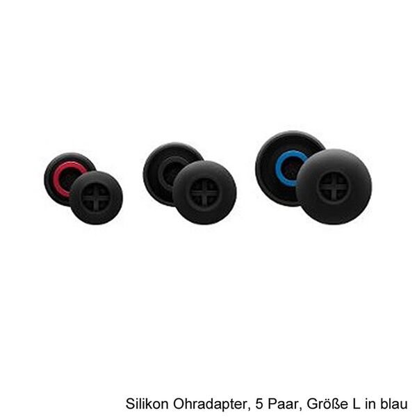 Sennheiser Silicone Ear Adapter L=blau 5 Paar, Silikon-Ohradapter  L