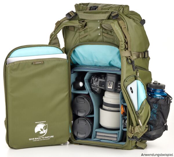 Shimoda Action X40 V2 Starter Kit (Med DSLR CU)  Armeegrün