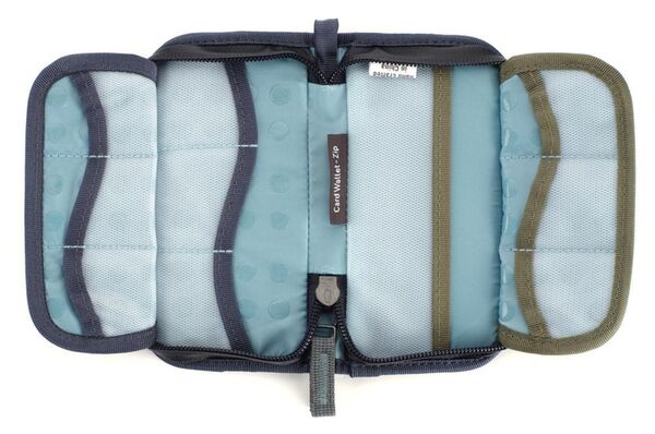 Shimoda Card Wallet  Zip - Blau