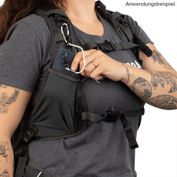 Shimoda Damenschultergurt  Tech schwarz