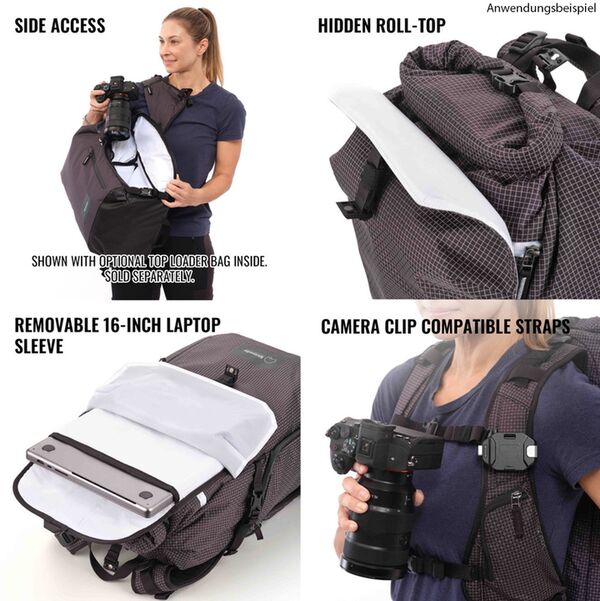 Shimoda Sidecountry 28  Damen Rucksack Schwarz / Weiß