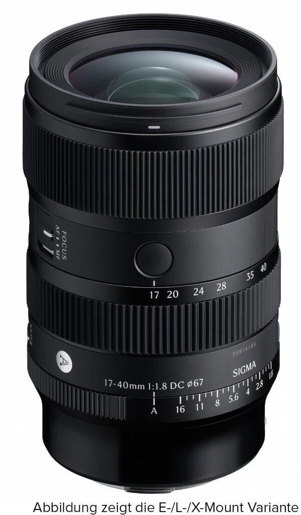 Sigma 17-40mm f/1.8 DC Art  Canon RF-S