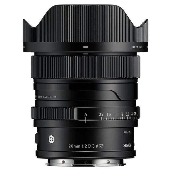Sigma 20mm f/2,0 DG Contemporary  L-Mount Schwarz