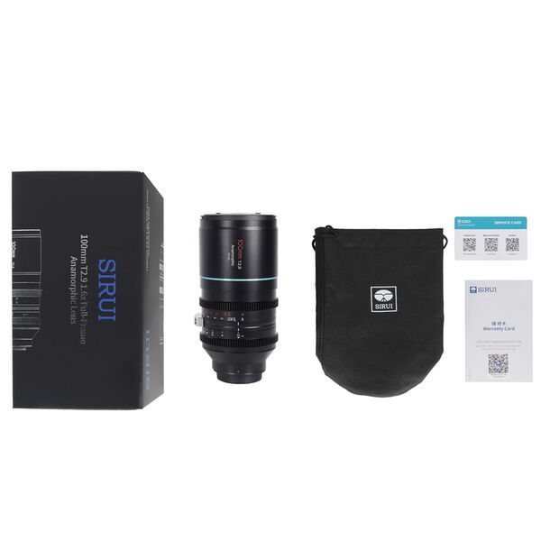 Sirui Venus 100mm T2.9 1.6x Vollformat Anamorphes Objektiv  Sony FE-Mount