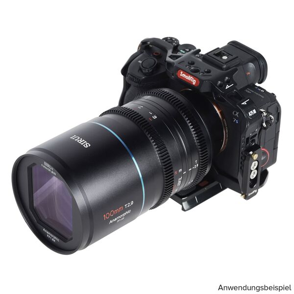 Sirui Venus 100mm T2.9 1.6x Vollformat Anamorphes Objektiv  Sony FE-Mount