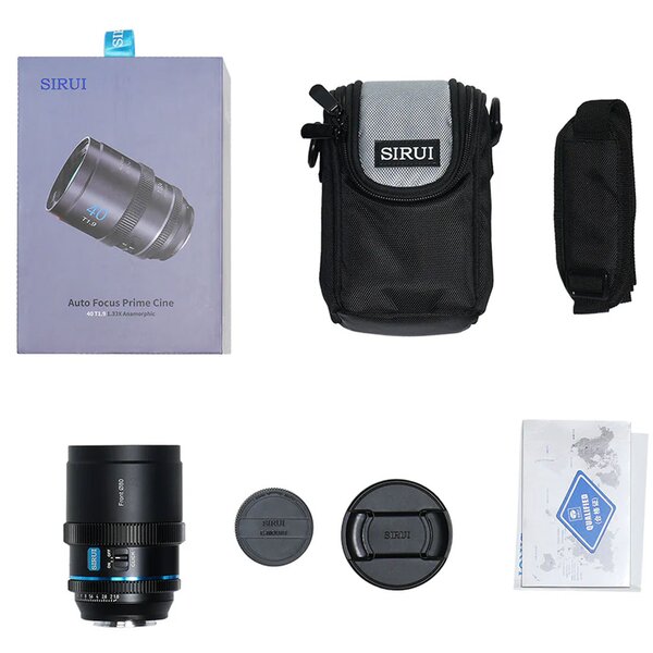 Sirui AF 40mm T1.8 1.33X Anamorphes Objektiv - Demoware   Sony E-Mount