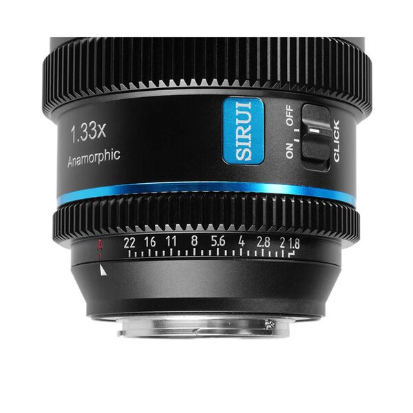 Sirui AF 40mm T1.8 1.33X Anamorphes Objektiv  Neutral Flare L-Mount