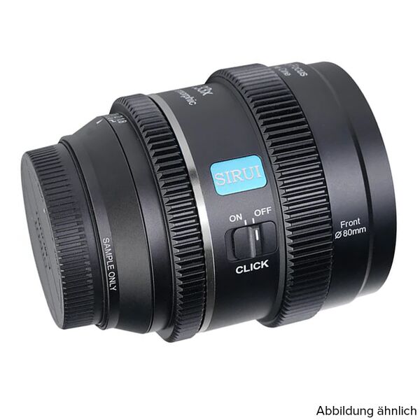 Sirui Anamorphic Lens 20mm T/1.8 1.33X S35 AF  Leica L Blue Flare