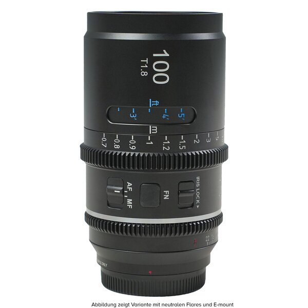 Sirui Astra T1.8 1.33x Full Frame Autofocus Anamorphic Cine Lenses 100mm  Nikon Z Blue Flare