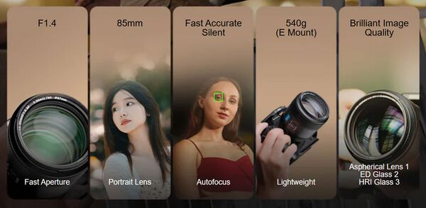 Sirui Aurora AF 85mm f/1.4  Fujifilm X