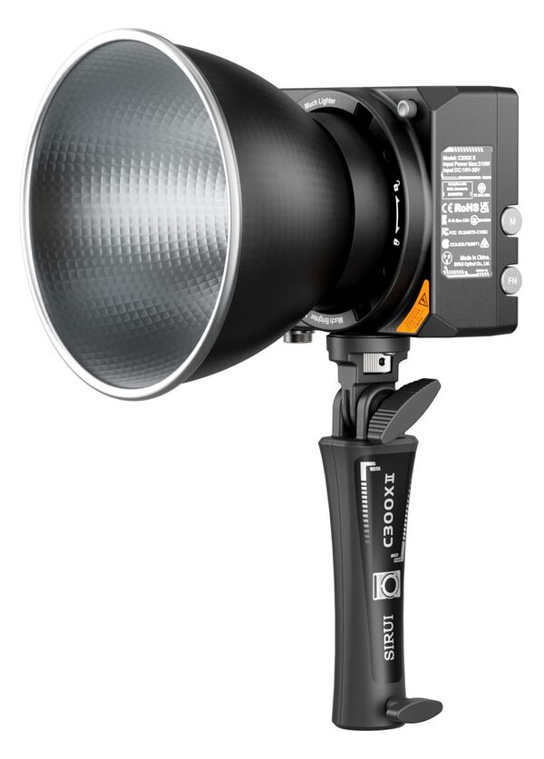 Sirui C300X II Ultra Compact LED Bi-Color Dauerlicht 300W mit Reflektor + Handgriff + Tasche + APP 