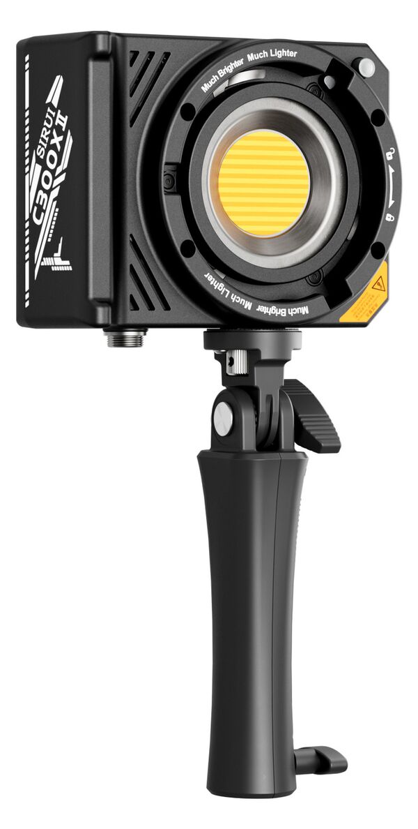 Sirui C300X II Ultra Compact LED Bi-Color Dauerlicht 300W mit Reflektor + Handgriff + Tasche + APP 
