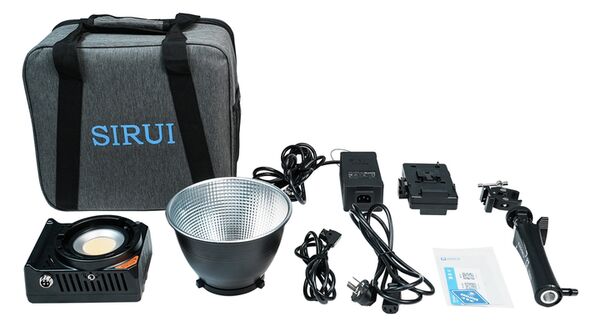Sirui C300X II Ultra Compact LED Bi-Color Dauerlicht 300W mit Reflektor + Handgriff + Tasche + APP 
