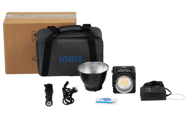 Sirui C300X Mini LED Bi-Color Dauerleuchte 300W mit Reflektor + Handgriff + Tasche APP 