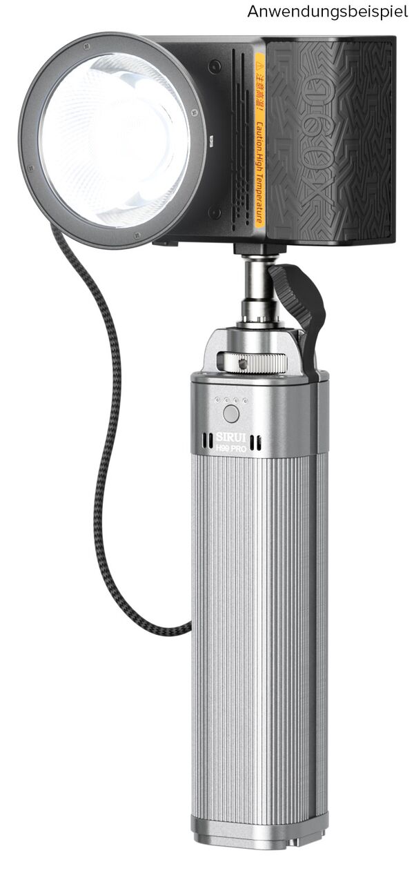 Sirui C60X Ultra Compact Handheld Bi-Color LED Dauerlicht 60W Akku + Reflektor + Diffusor 