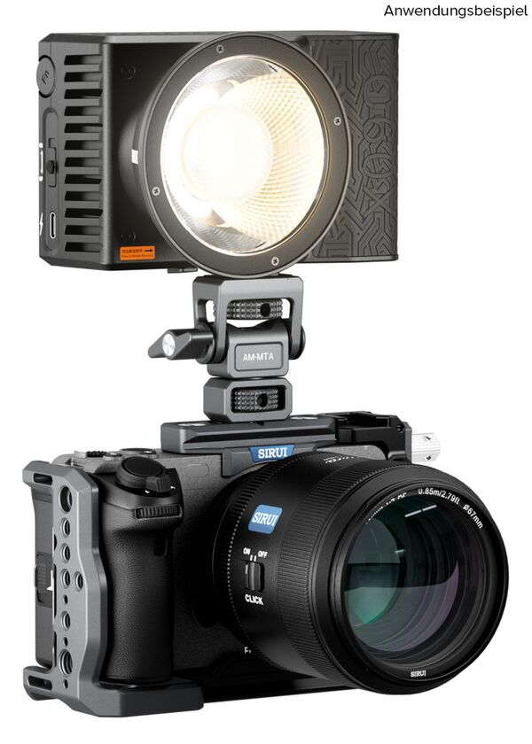Sirui C60X Ultra Compact Handheld Bi-Color LED Dauerlicht 60W Akku + Reflektor + Diffusor 