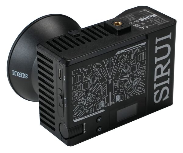 Sirui C60X Ultra Compact Handheld Bi-Color LED Dauerlicht 60W Akku + Reflektor + Diffusor 