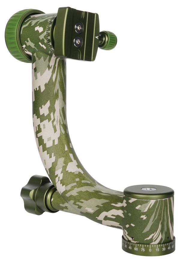 Sirui CT-3204 2in1 Dreibeinstativ Carbon mit 15°Nivelierbasis und Gimbalkopf CH20 Camouflage 