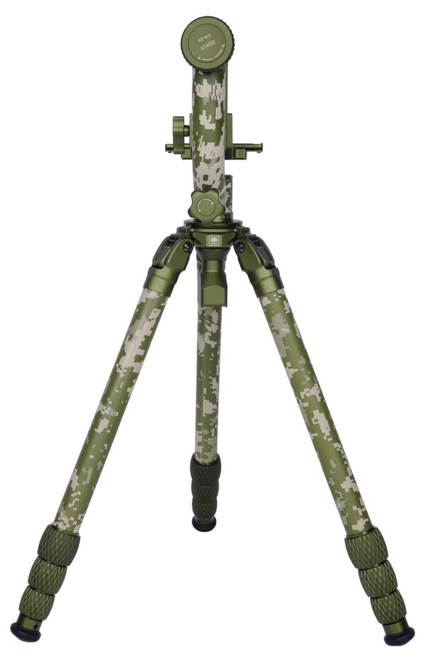 Sirui CT-3204 2in1 Dreibeinstativ Carbon mit 15°Nivelierbasis und Gimbalkopf CH20 Camouflage 