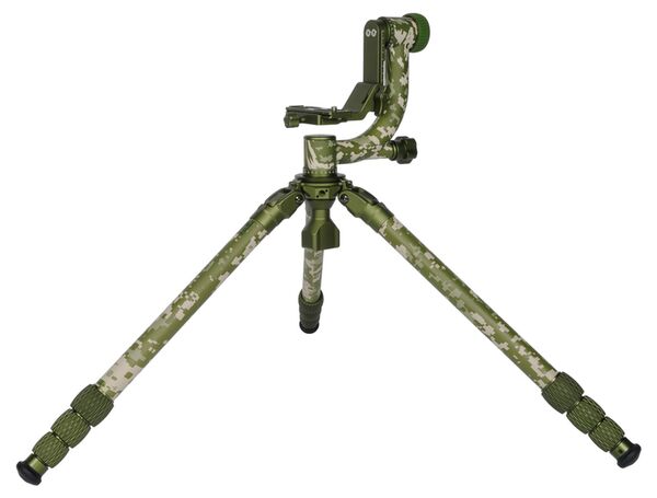 Sirui CT-3204 2in1 Dreibeinstativ Carbon mit 15°Nivelierbasis und Gimbalkopf CH20 Camouflage 