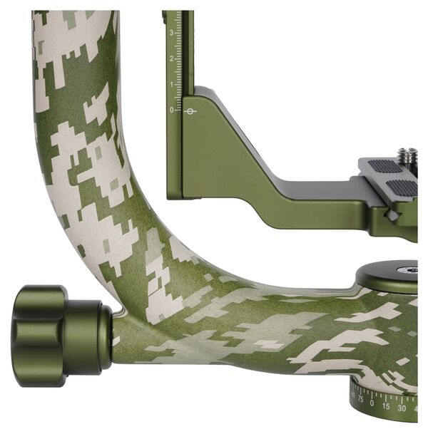 Sirui CT-3204 2in1 Dreibeinstativ Carbon mit 15°Nivelierbasis und Gimbalkopf CH20 Camouflage 