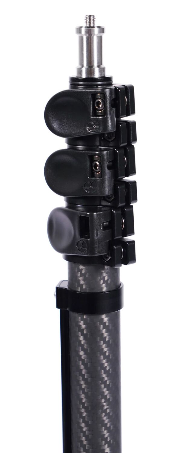 Sirui DK18 Carbon Lampenstativ luftgedämpft ausziehbar 180cm 