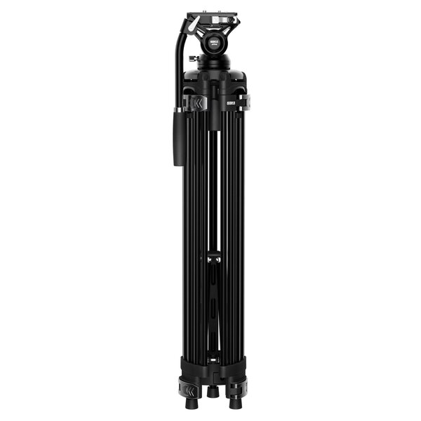 Sirui EL-VT01 Aluminium Quick Release Video Stativ mit Fluid Videoneiger 190cm 