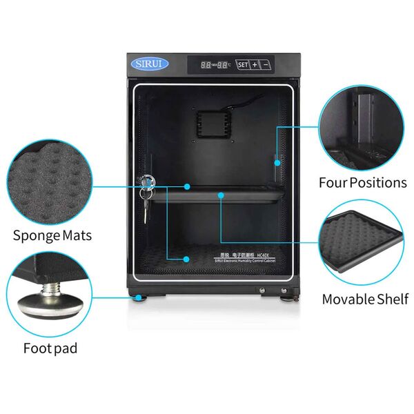 Sirui Elektronischer Luftfeuchtigkeitskontrollschrank  40 L