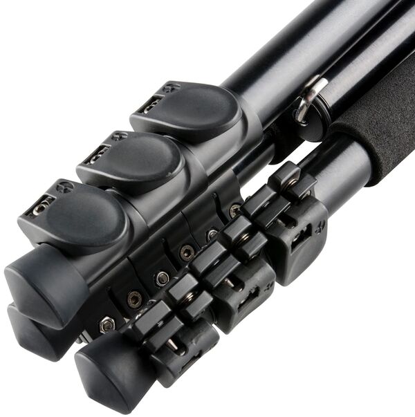 Sirui ET-1004+VA-5 Easy Traveler Dreibeinstativ mit Videoneiger VA-5X  Aluminium schwarz