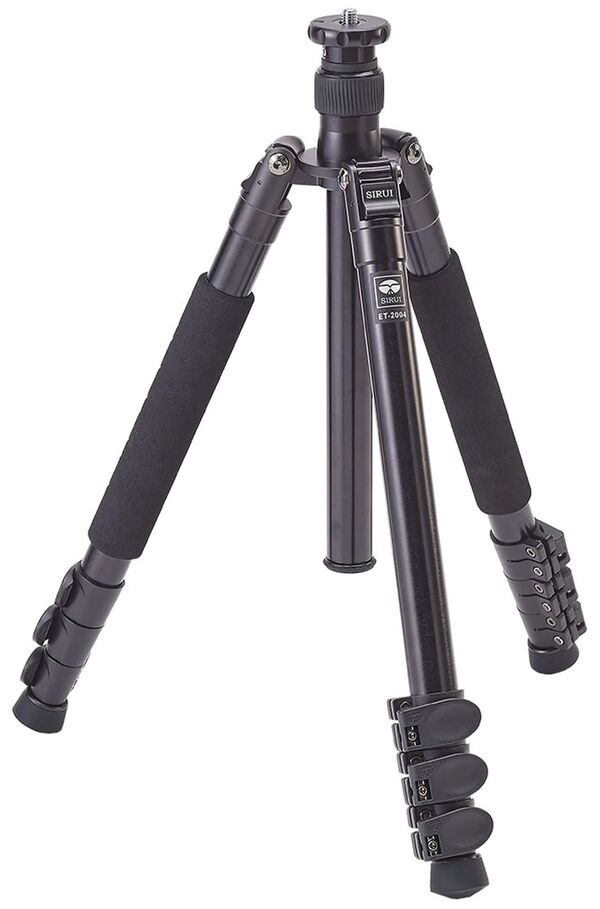 Sirui ET-2004+VA-5 Easy Traveler Dreibeinstativ mit Videoneiger VA-5  Aluminium schwarz