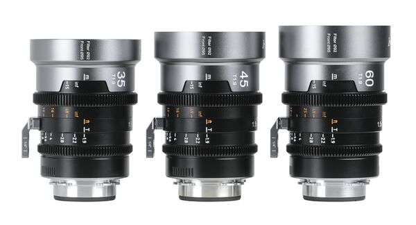 Sirui IronStar T1.9 1.5x Anamorphic Full Frame Cine Lenses 35 / 45 / 60mm mit PL / EF-Mount  Blue Flare